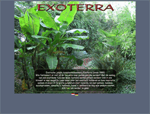 Tablet Screenshot of exoterra.nl